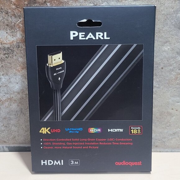 AudioQuest Pearl HDMI 4K UHD HDR 3m - Picture 1 of 8